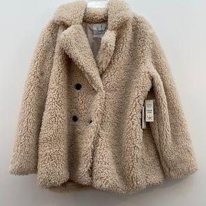 Boundless North faux fur coat. XL. New with tags from Sundance.
